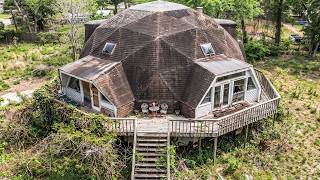 ABANDONED Dome House With Lights Still On Inside