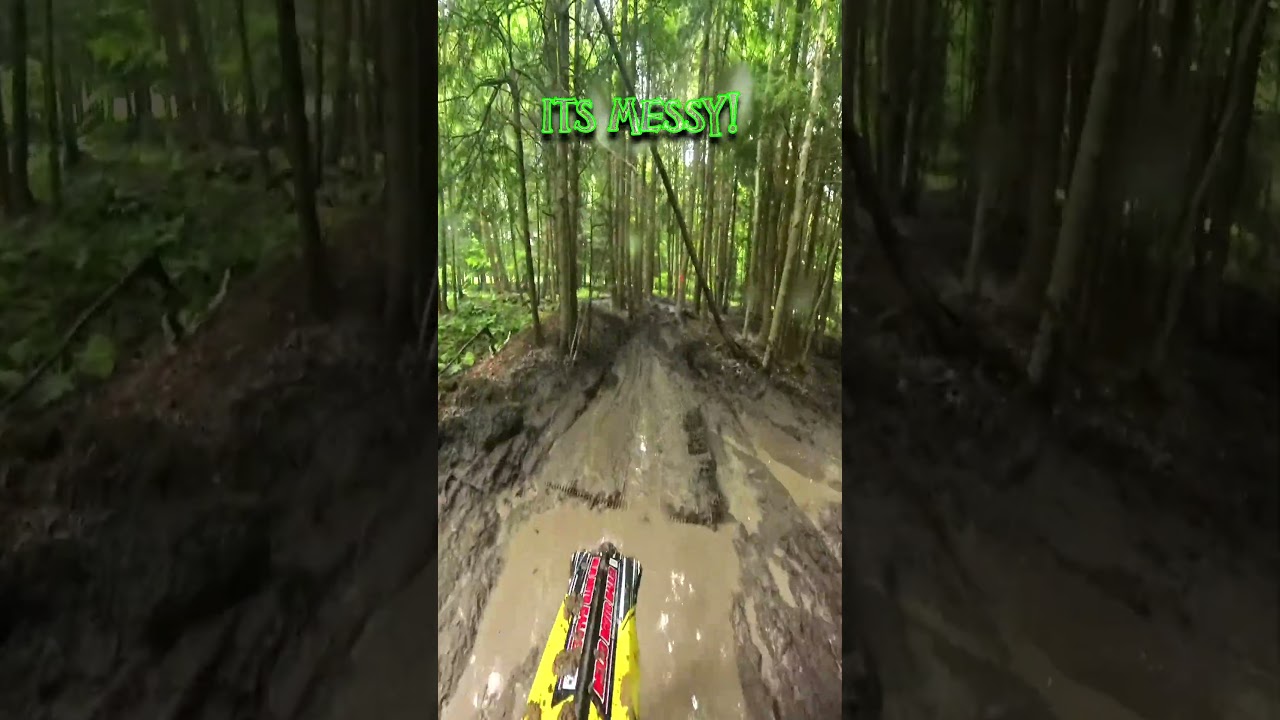 This is a sloppy mud hole!! - Dirt bike racing - AWRCS round 4 - Yamaha yz250fx - xc-2c