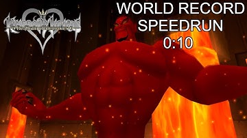 KH RE: COM [Sora Proud Mode] Jafar [WR] Speedrun 0:10 [WORLD RECORD]