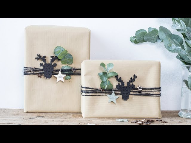 DIY: Creative gift wrapping idea by Søstrene Grene