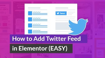 NO PLUGIN | How to Add or Embed Twitter Feed in Elementor ( Works in Divi, Visual, etc)