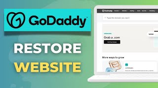 How to Restore Your GoDaddy Website (Step-by-Step Guide)