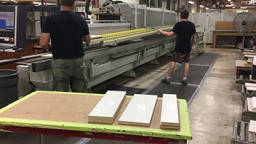 Biesse Edgebander with return conveyor