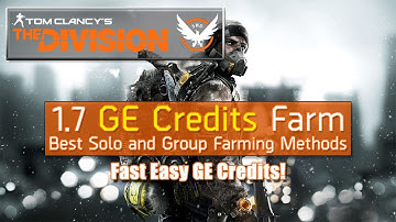 The Division 1.7 Global Event Credits Farming - Best Solo and Group Farms