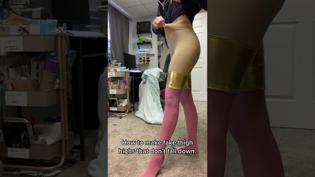 Quick hack for cosplay or just everyday outfits! #thighs