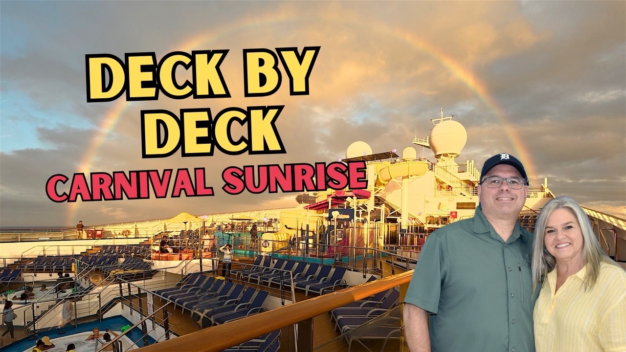 Carnival Sunrise Full Ship Tour: The Layout Can Be Confusing