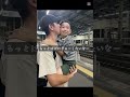 楽しい時間はあっという間🥺パパとバイバイの時…😢