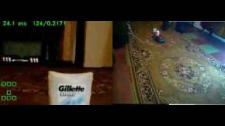 Robot's navigation by computer vision (AVM algorithm), experiment 2