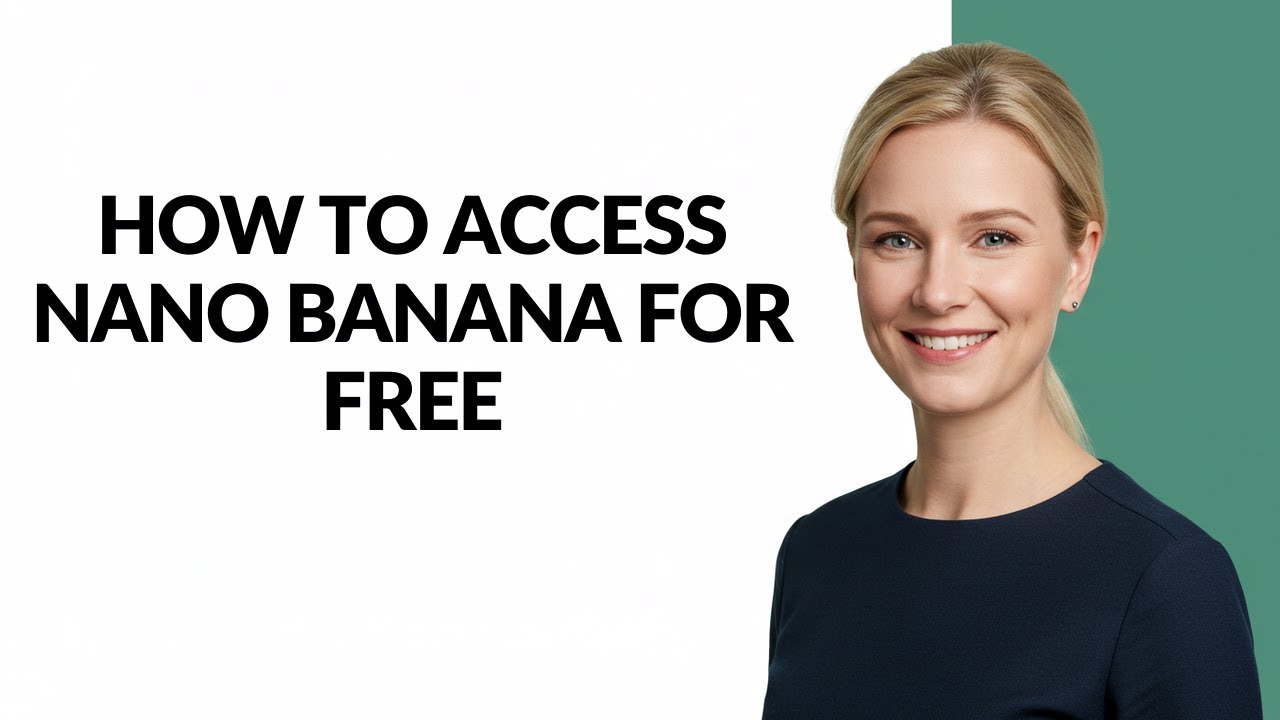 How to Access Nano Banana for Free - Julia'sTutorials - YouTube