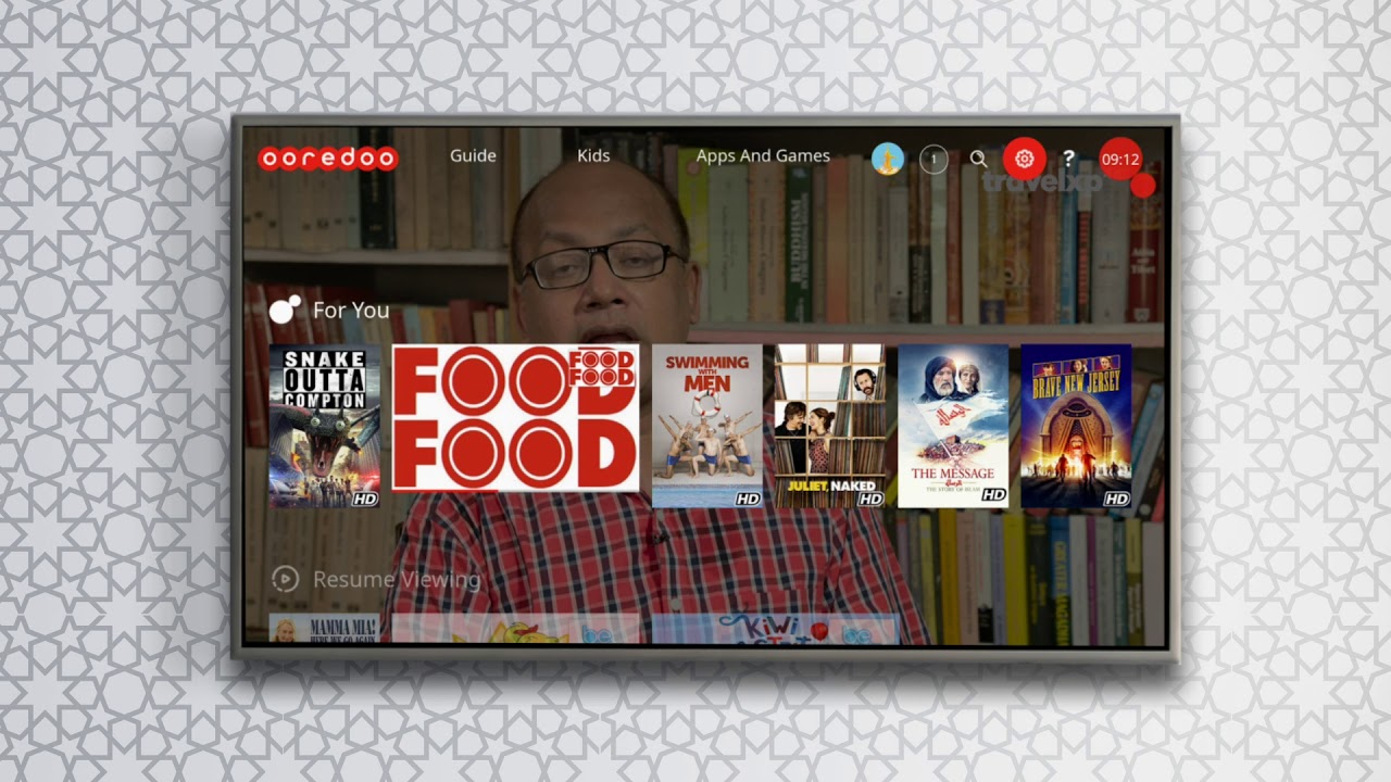 New Ooredoo tv/ Homepage