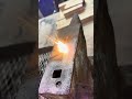 Wylie Coyote anvil laser cleaning #blacksmithing #blacksmith