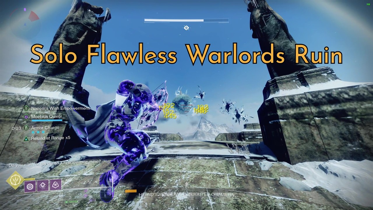 Solo Flawless Hunter Warlords Ruin #DarkAgeHunt