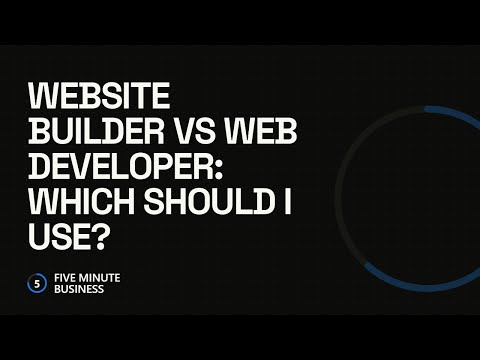 YouTube video thumbnail for: Website Builder vs Web Developer: Which Should I Use?