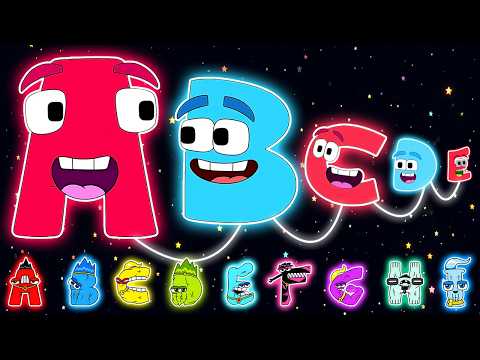 Four Colorful Letter Worlds | Catchy Alphabet Song for Kids | Learn A–Z