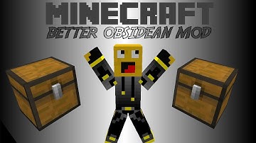 Minecraft: BETTER OBSIDIAN MOD!! (First Mod Review)