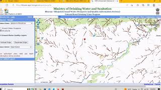 groundwater quality on bhuvan #groundwater #groundwater quality #gis #bhuvan screenshot 4