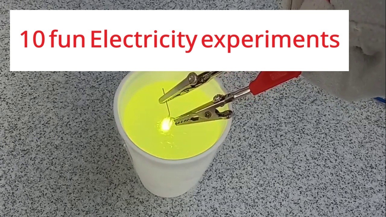 Electrolite Fun 10 Fun Electricity Experiments - YouTube