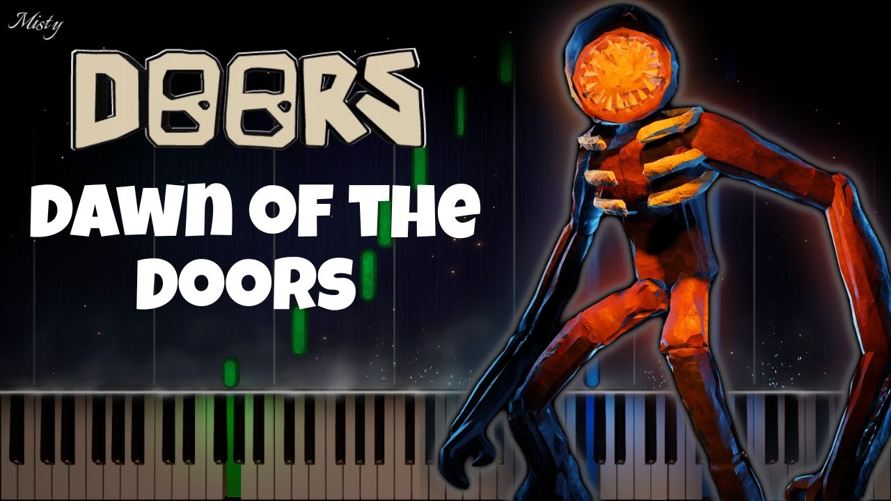ROBLOX Doors - "Dawn of the Doors" | (Piano Tutorial + Sheet Music)