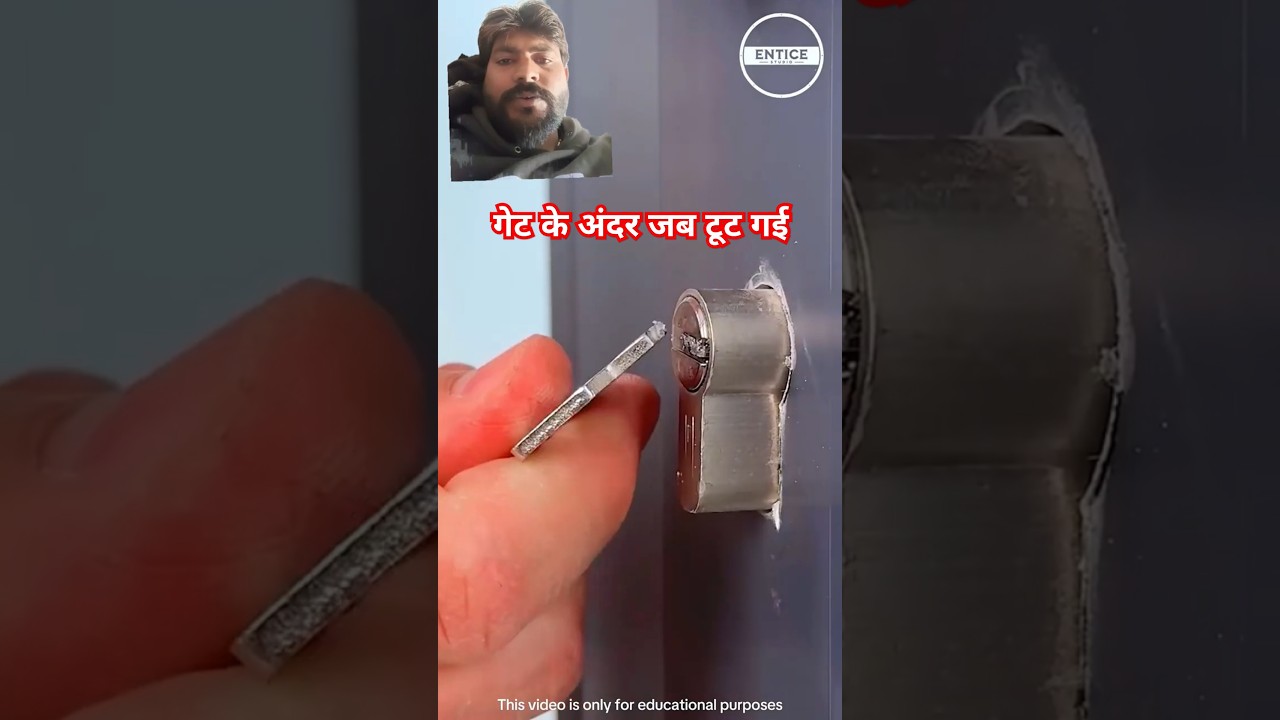 Easily removes broken key pieces 