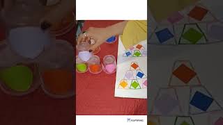 Famous Arrange the cups in sequence of colours | #shorts #activity #education #artsandcraft #entertainment Profile