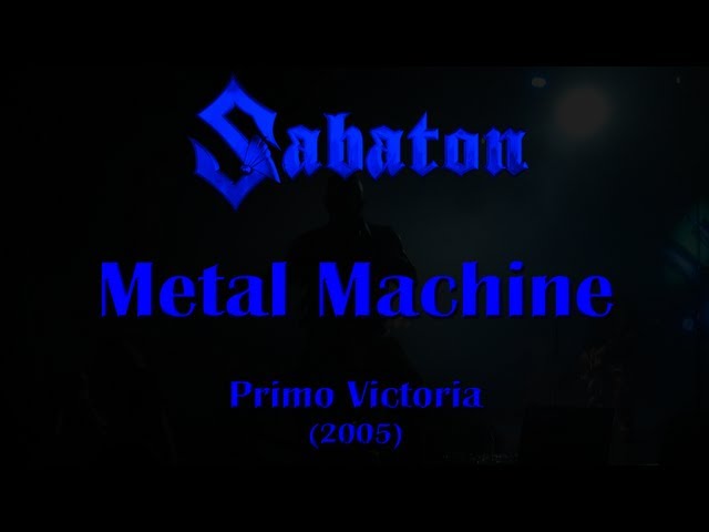 Sabaton - Metal Machine (Original Lyrics) class=