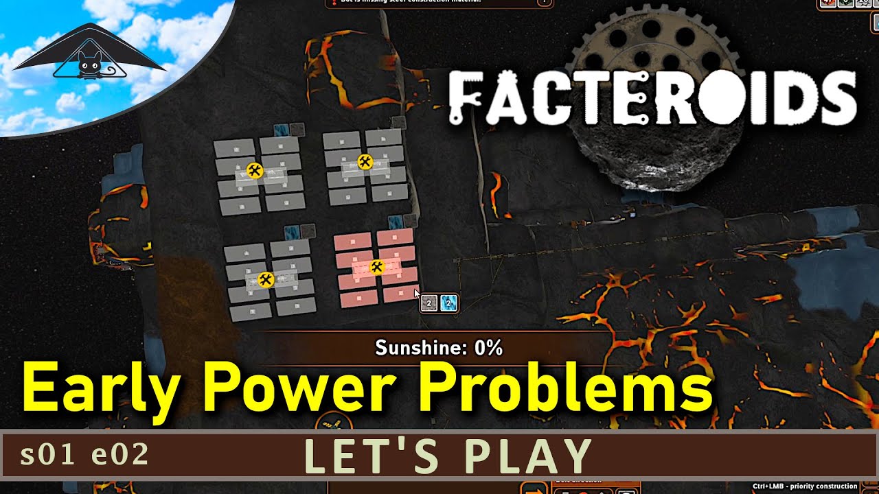Facteroids Early Power Problems!⚡ | Let's Play Facteroids s01 e02 - YouTube