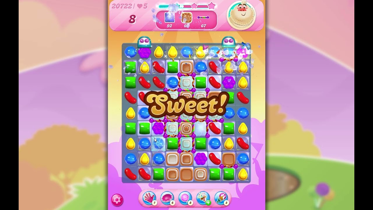 Candy Crush Saga Уровень 20722