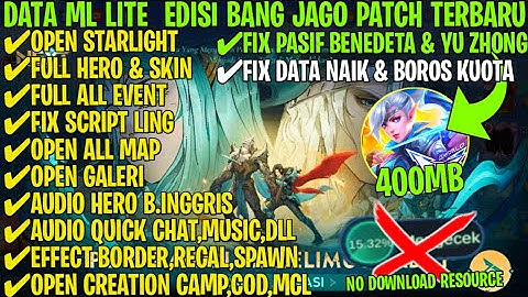 Data Ml Lite 400Mb Edisi Bang Jago Terbaru Patch Transformers | Ml Lite | Cara Atasi Lag & Patah ²