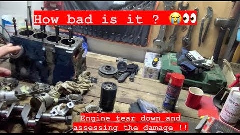 Classic Mini 1275 Engine Tear Down