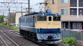 EF65型1103号機 宇都宮配給 送込単機回送 単8935レ 通過 in石橋駅(栃木県)#ef65国鉄色