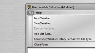 ProCalV5 User Defined Variables & User Defined Labels