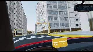 Virtual Reality Car Simulator to Infinite Runner in VR - Collision with a Car
