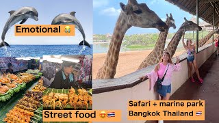 SAFARI WORLD AND MARINE PARK BANGKOK THAILAND 🇹🇭 😍 DOLPHIN SHOW, SEA LION, LION, TIGER, MONKEY