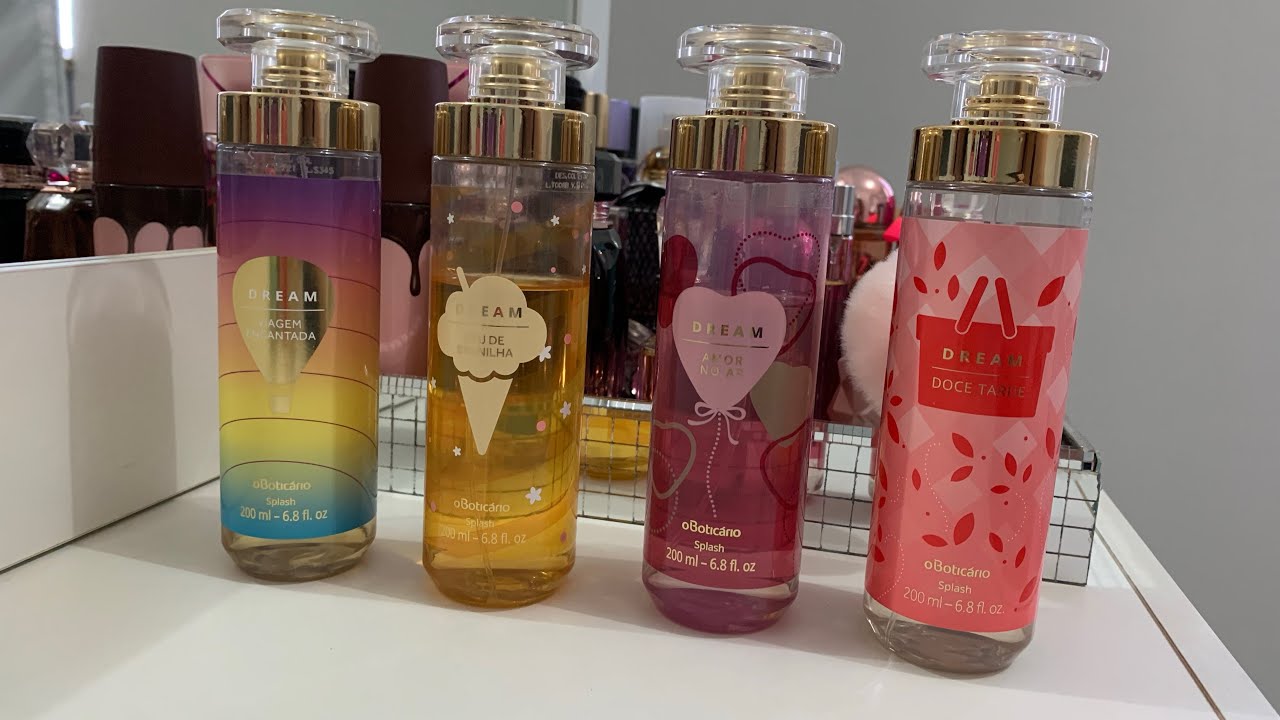 Linha Dream - O Boticário 😱💗 - YouTube