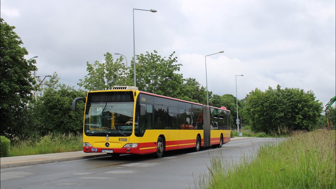 [🇵🇱PL] MPK Wrocław - Mercedes-Benz O530G Citaro #8308 - [🚍102➡️GRABOWA]
