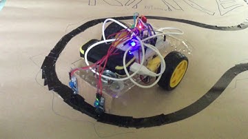 How to make Arduino nodemcu line follower robot part2 วิธีทำหุ่นยนต์เดินตามเส้น nodemcu ตอนที่2