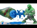 Squeezed by Zombies - Clay Mixer Stop Motion Animation