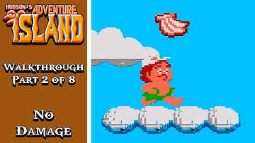 Adventure Island (3DSEN) - Walkthrough Part 2 of 8 (No Damage)