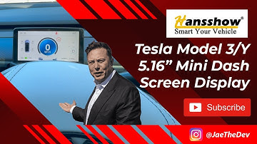 New Tesla Model 3/Y 5.16" Mini Dash Display Install, Review, Walkthrough