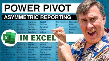 Excel - PowerPivot Data Analyst 12 - Asymmetric Reporting - Episode 1211.012