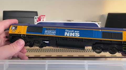Let’s Take A Look At Hornby class 66 Capt Tom Moore R30069