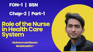 [ Chap-2 | Part-1 ] FON-1 Role of The Nurse in Health Care .  BSN Lectures Urdu/ Hindi