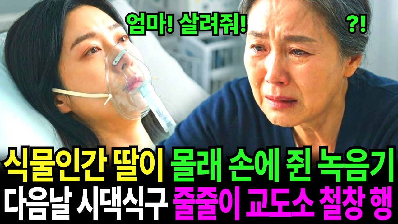 분만실 들어간 산모는 출산 후 일어나지 못했다. 3년간 식물인간으로 누워있던 아내, 아무도 몰래 친정엄마 손에 쥐어준 녹음기, 다음 날 시댁 식구들 줄줄이 교도소 철창 행!