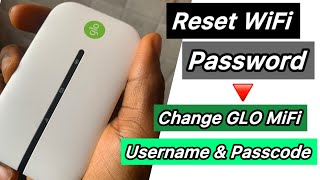 How to Reset Wi-Fi Password || Change Glo Mifi Password and Username (Full Tutorial Video) screenshot 5