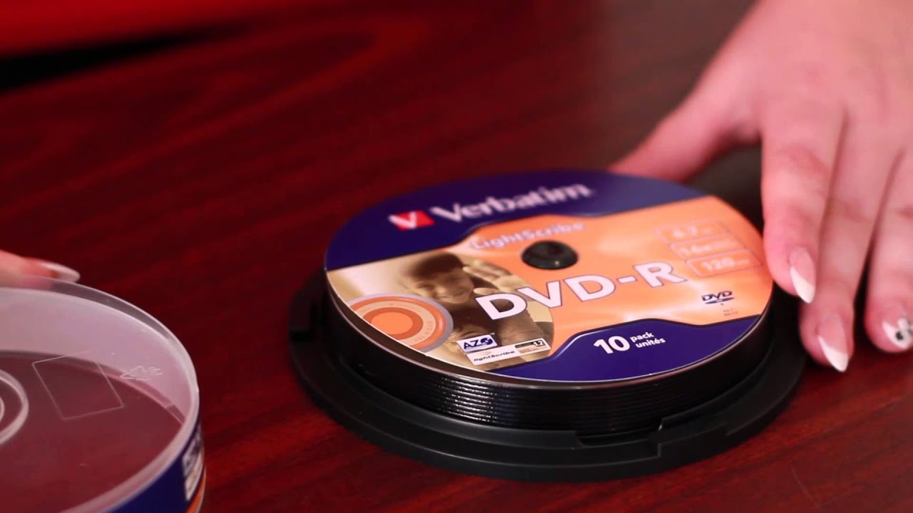 Verbatim DVD-R 16x Lightscribe a DVDolcson -tól - YouTube