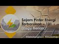 Sejam Pinter Energi Terbarukan 101