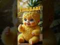 ASMR | Pine Baby 🍍 Eating Pineapple | No Talking, Funny & Relaxing Sounds