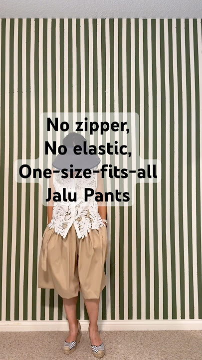Have you seen this simple pants? #sewingpattern #jalupants #patterntutorial