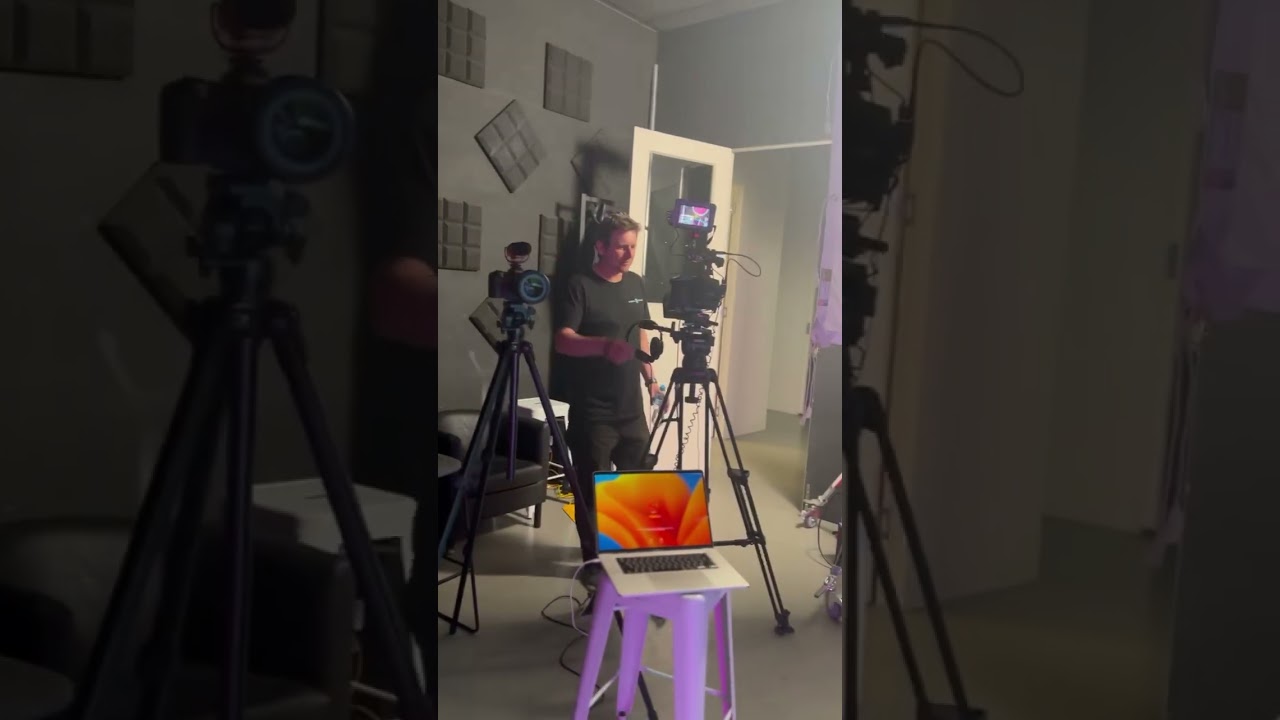 Behind the Scenes of HackGames Filming Day