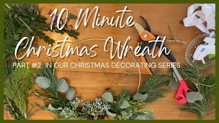 Christmas Wreath DIY: Easy 10 Minute Minimalist Modern Scandinavian Wreath Tutorial by Silver Lining Day Dreams 715 views 1 year ago 6 minutes, 18 seconds